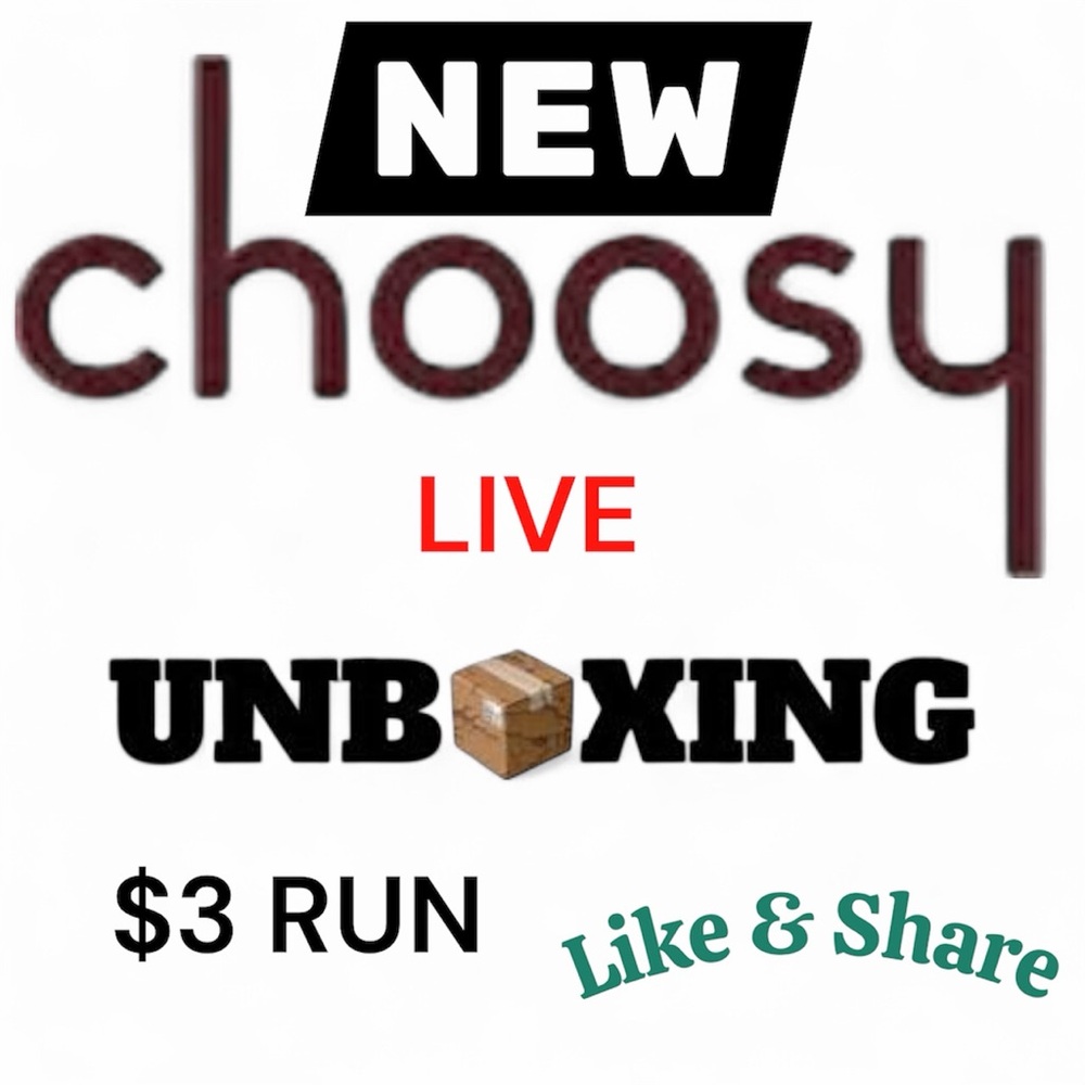 $3 Run NWT Choosy Clothing